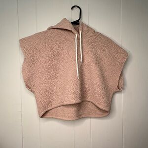 Gilly Hicks Blush Textured Hoodie